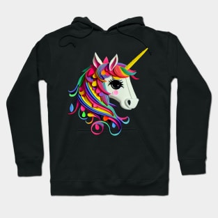 Paperdesign Art Of A Cute Unicorn 3 Hoodie